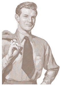 openclipart圖庫：Vintage Business man-02