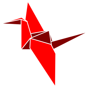 openclipart圖庫：Polygon Flapping Bird