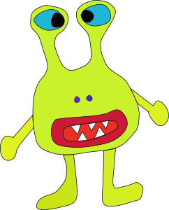 openclipart圖庫：Monster 09