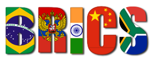 openclipart圖庫：BRICS (Brazil, Russia, India, China, South Africa)
