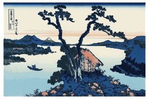 openclipart圖庫：Hokusai-Mount Fuji-36-Views-44