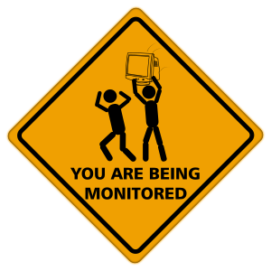 openclipart圖庫：You Are Being Monitored