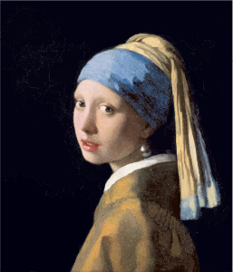 openclipart圖庫：Girl with a Pearl Earring