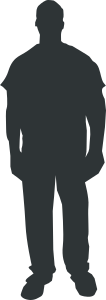 openclipart圖庫：Person Outline 1