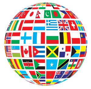 openclipart圖庫：World Flags Globe