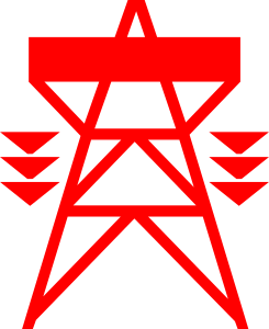 openclipart圖庫：Transmission tower 2