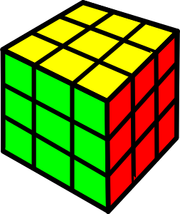 openclipart圖庫：Rubik cube