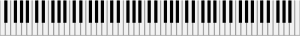 openclipart圖庫：Piano Keys