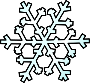openclipart圖庫：Weather Symbols: Snow