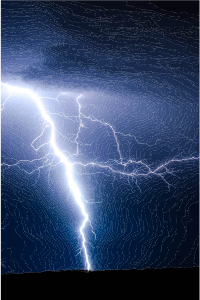 openclipart圖庫：Dark Lightning