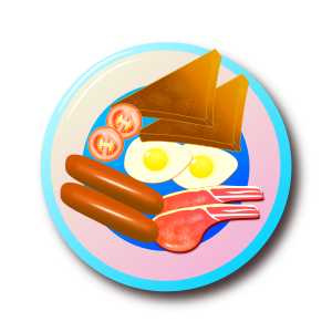 openclipart圖庫：Full English Breakfast