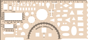 openclipart圖庫：Map marking stencil