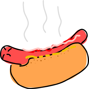openclipart圖庫：Hot dog