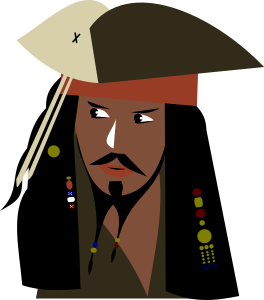 openclipart圖庫：Captain of the Pirates