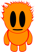 Clipart - Flame Boy