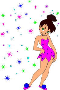 openclipart圖庫：Fairy Girl