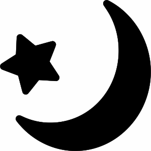 openclipart圖庫：Moon And Star Icon