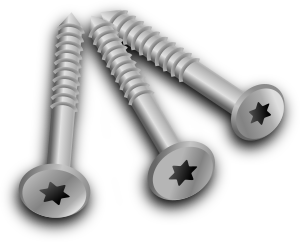 openclipart圖庫：3 screws