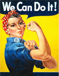 openclipart圖庫：We Can Do It Rosie The Riveter Poster