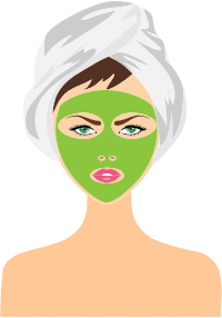 openclipart圖庫：Beauty Treatment Woman