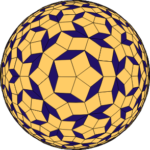 openclipart圖庫：Penrose Tiled Sphere