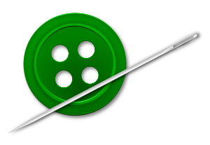 openclipart圖庫：Button and Needle