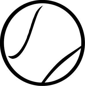 openclipart圖庫：Tennis ball