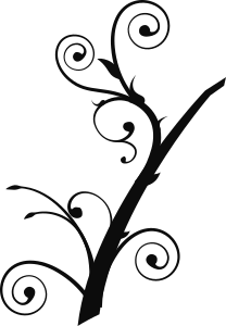 openclipart圖庫：Twisted Branch 2