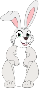 openclipart圖庫：Cartoon Rabbit