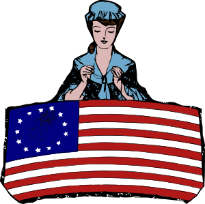 openclipart圖庫：Betsy Ross: Colour