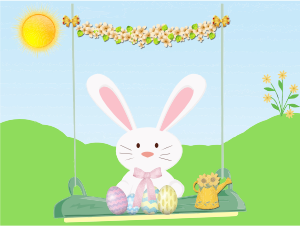 openclipart圖庫：Easter Rabbit