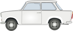 openclipart圖庫：Trabant Car