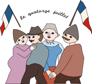 openclipart圖庫：Bastille Day
