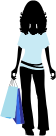 openclipart圖庫：Fashion Shopping Woman