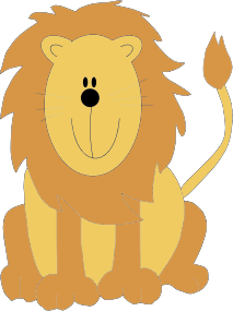 openclipart圖庫：Cartoon Lion