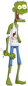 openclipart圖庫：Cartoon Zombie