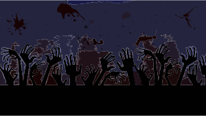openclipart圖庫：Zombie Hands Remix