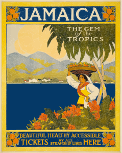 openclipart圖庫:Jamaica The Gem Of The Tropics Vintage Travel Poster 1910 openclipart圖庫:Jamaica The Gem Of The Tropics Vintage Travel Poster 1910