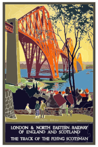 openclipart圖庫：Vintage Travel Poster England And Scotland