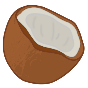 openclipart圖庫：Coconut