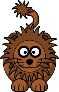 openclipart圖庫：Cartoon lion