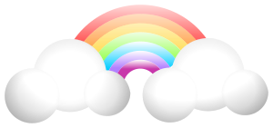 openclipart圖庫：cloud & Rainbow