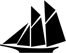 openclipart圖庫：Sailboat Silhouette