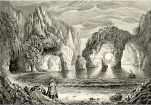 openclipart圖庫：The Magic Grottoes 1870