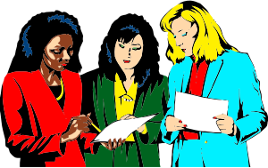 openclipart圖庫：Women Teamwork