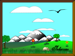 openclipart圖庫：Inkscape Landscape #3