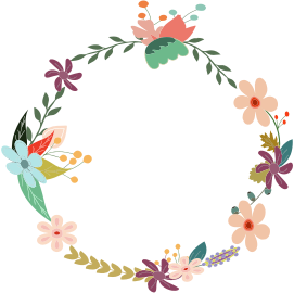 openclipart圖庫：Vintage Floral Wreath