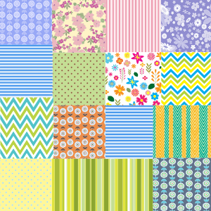 openclipart圖庫：Patchwork Quilt Pattern Background