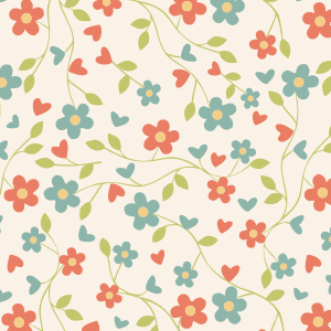 openclipart圖庫：Colorful Floral Pattern Background 7