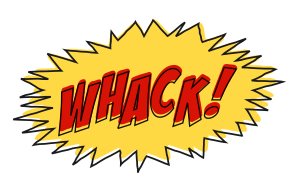 openclipart圖庫：Whack comic book sound effect no background